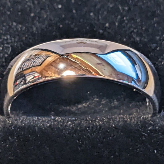Sterling Silver 6mm Wedding Band Ring